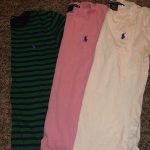 3 Ralph Lauren T shirts